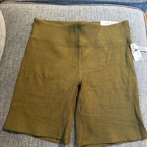 Aeropostale Olive Ribbed Women's Shorts